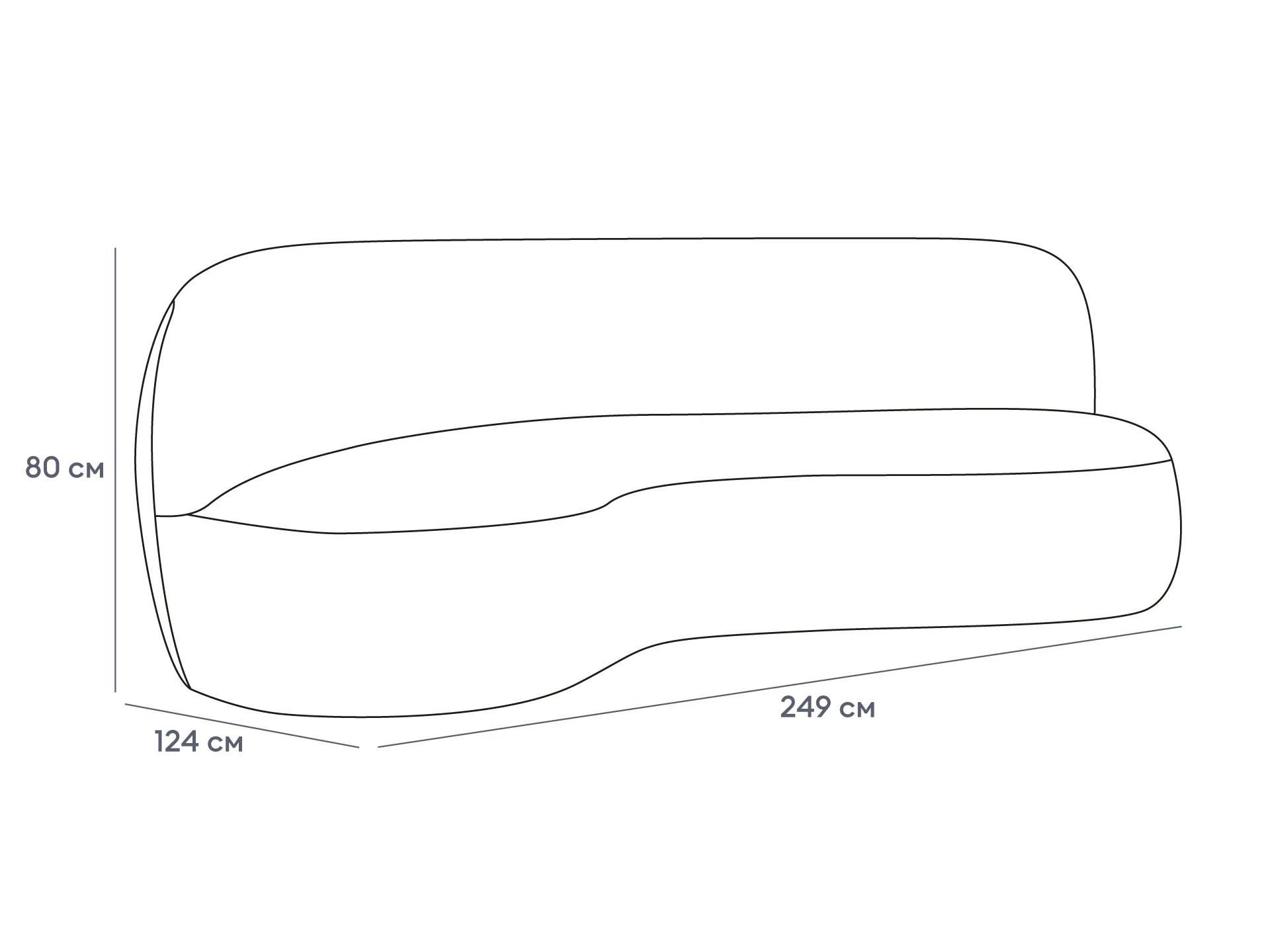 фото Диван Patti 2400 в интерьере