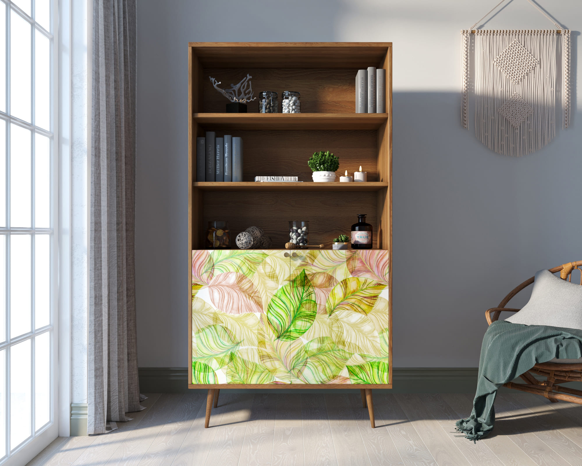 Стеллаж с дверками "Berber" принт 29 арт BB26/Print_29 в интернет-магазине в Москве Стеллаж с дверками "Berber" принт 29 арт BB26/Print_29 в интернет-магазине