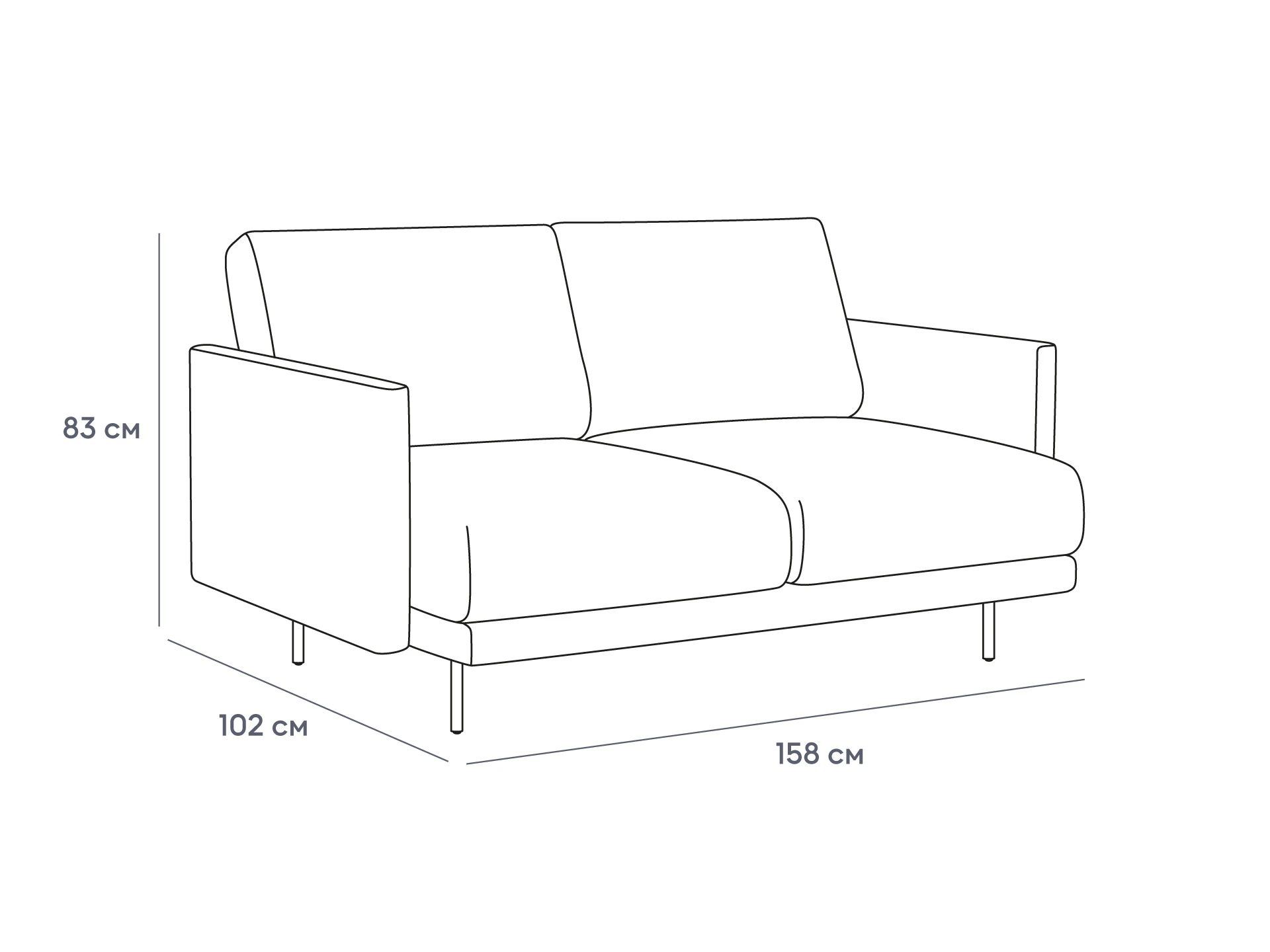 Диван Ricadi в интерьере