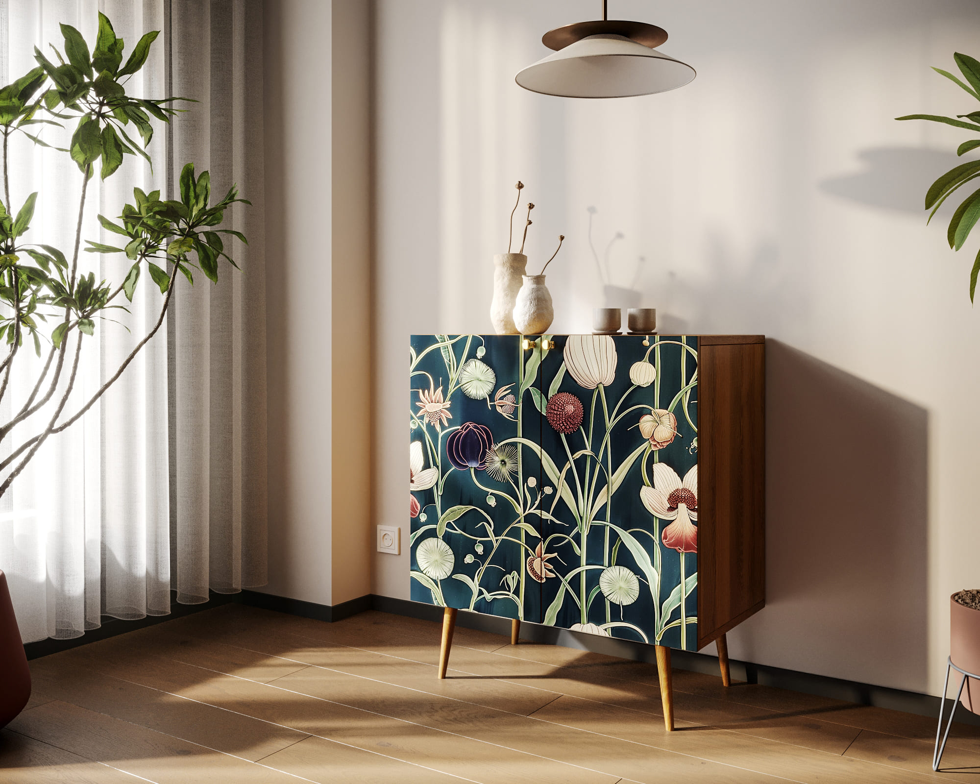 заказать Комод "Berber" две дверки малый арт BB38/Print_54