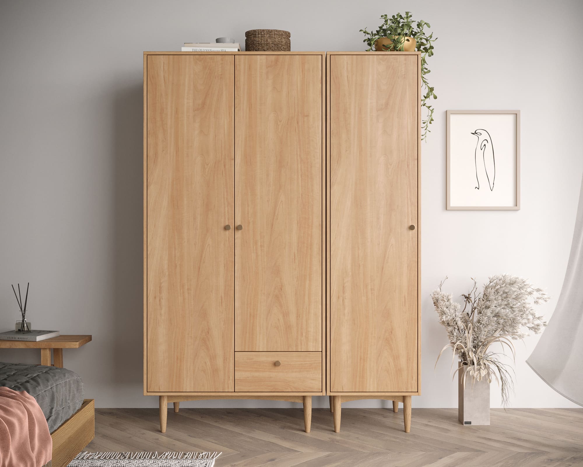 фото Шкаф двухстворчатый Bubble Solid арт BBL01S