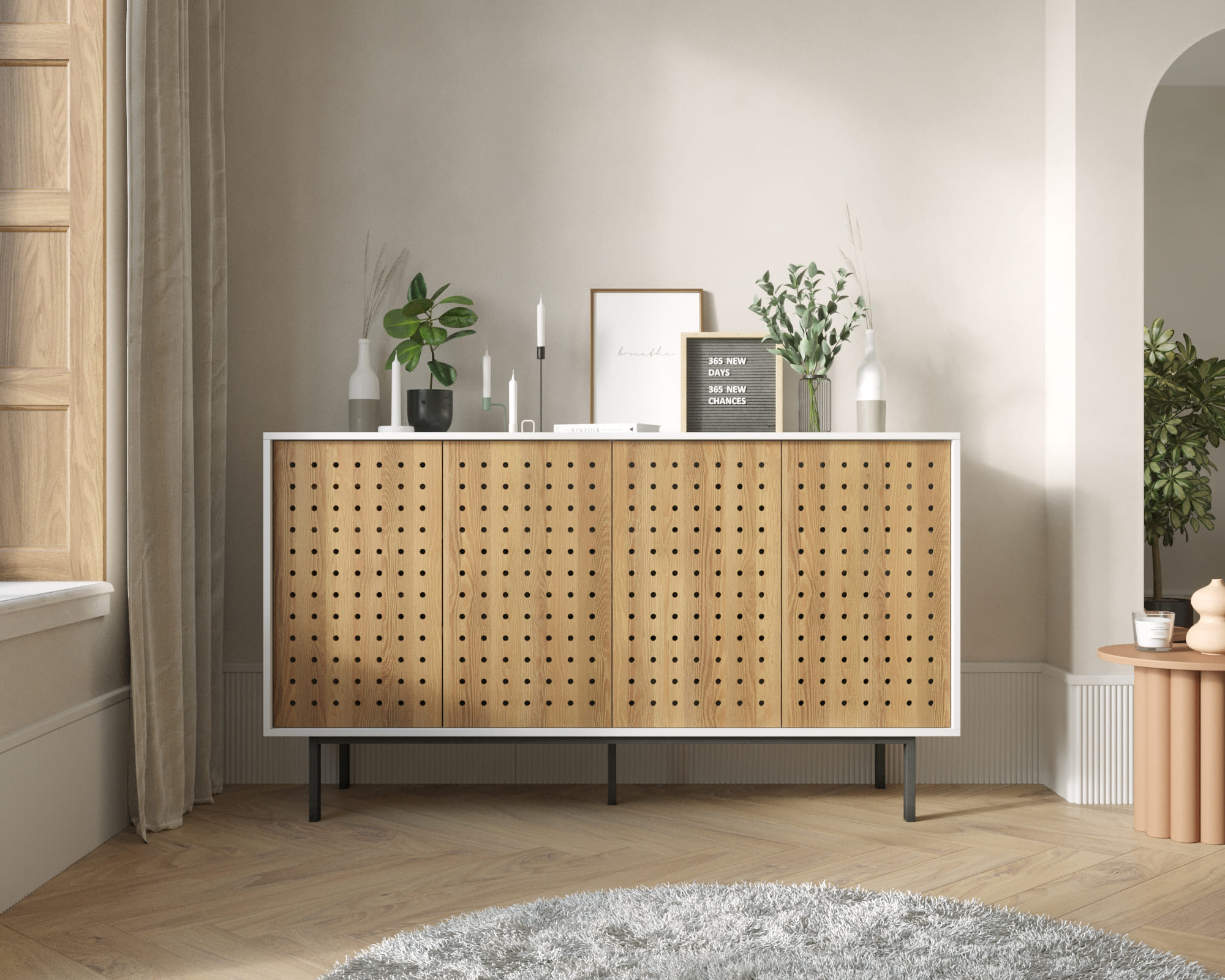 Комод большой с дверками KOTO арт KT20 в интернет-магазине