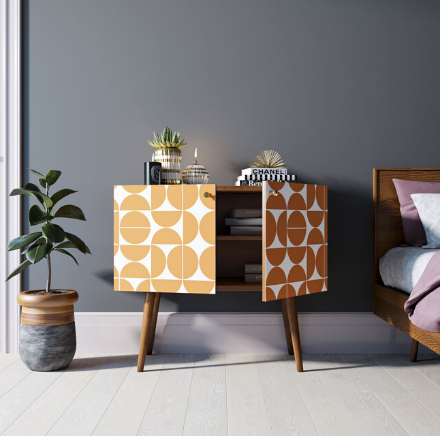 купить Комод на высоких ножках "Berber" малый принт 14 арт BB13/Print_14