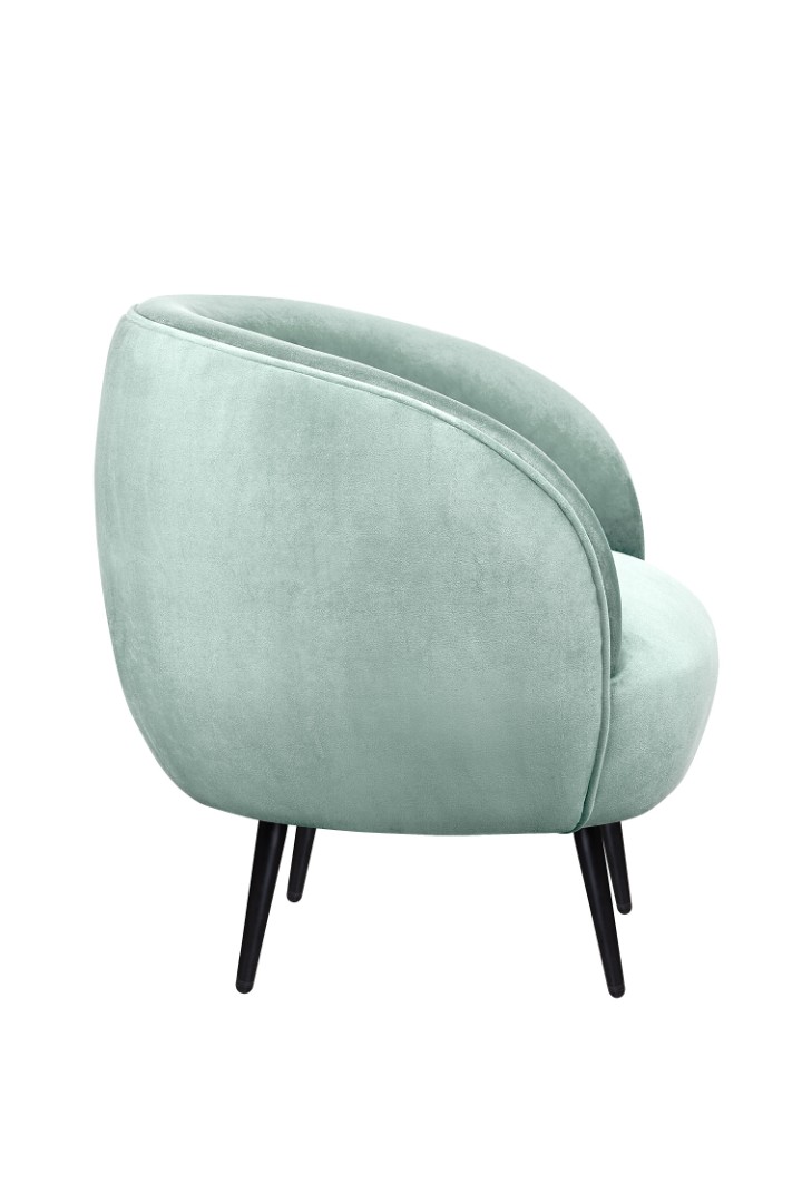 заказать Мягкое кресло Benee Green на черных ножках