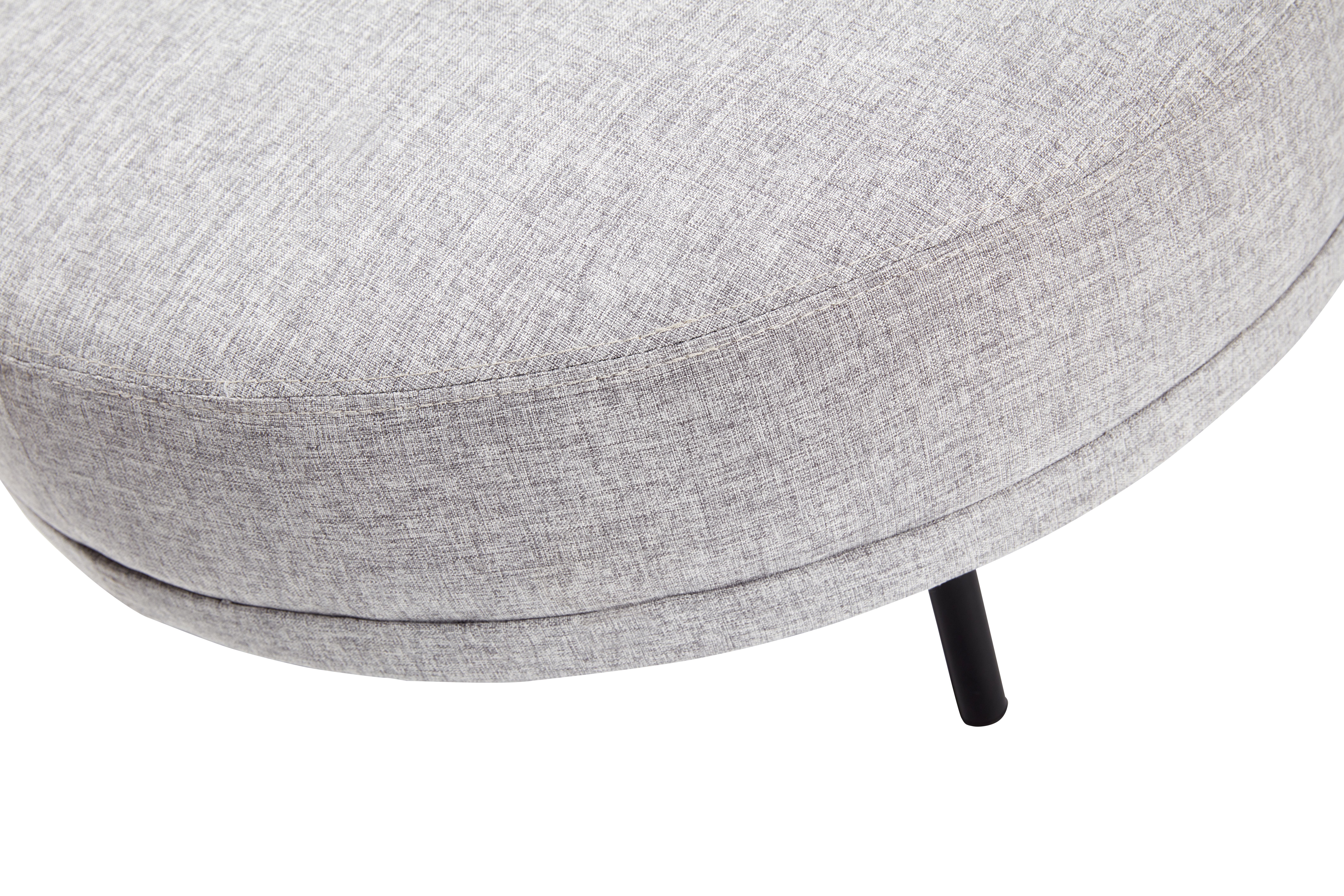 купить Пуф HUBSCH круглый светло-серый арт 100705