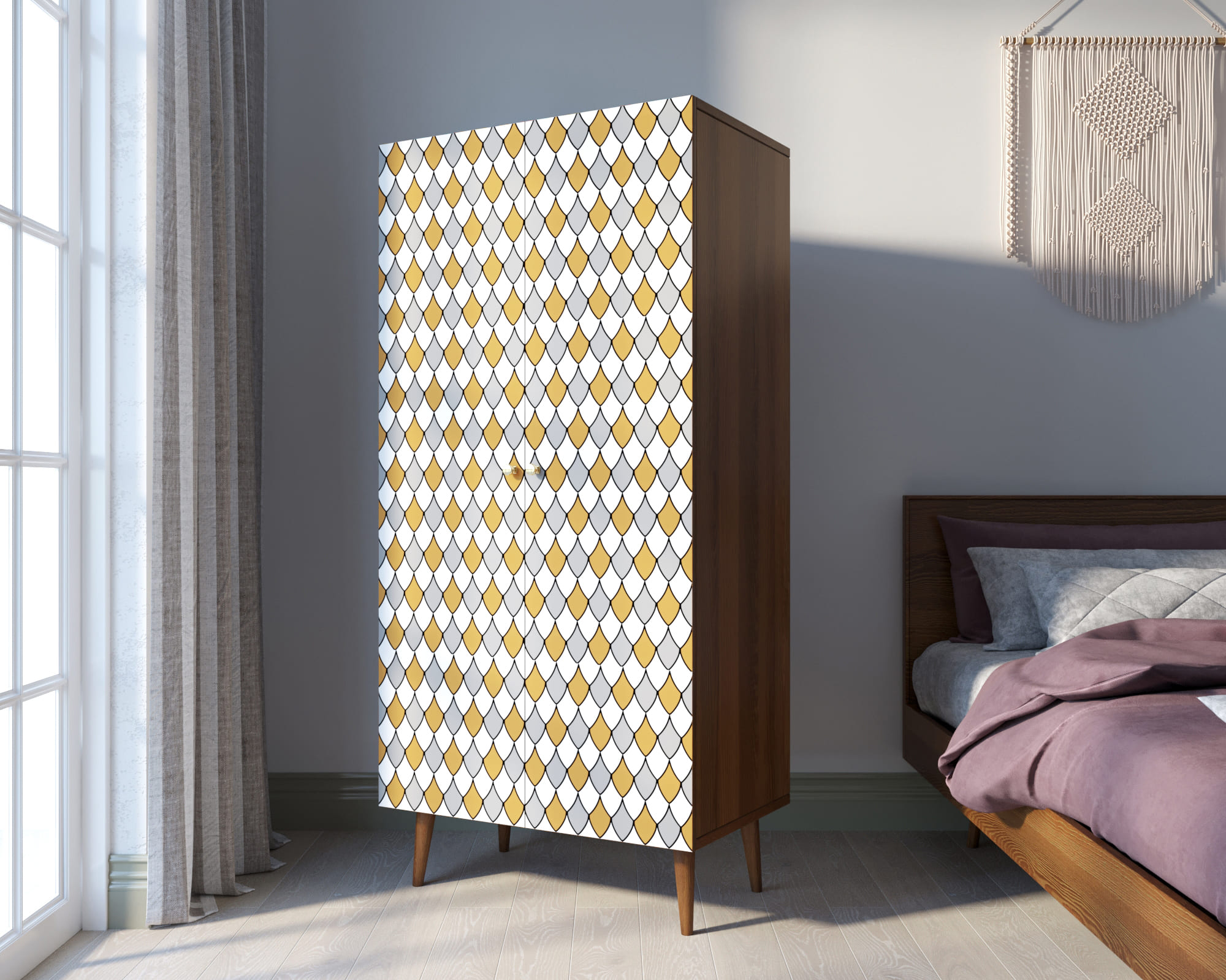 фото Шкаф малый двухстворчатый "Berber" принт 22 арт BB08/Print_22 в Москве фото Шкаф малый двухстворчатый "Berber" принт 22 арт BB08/Print_22