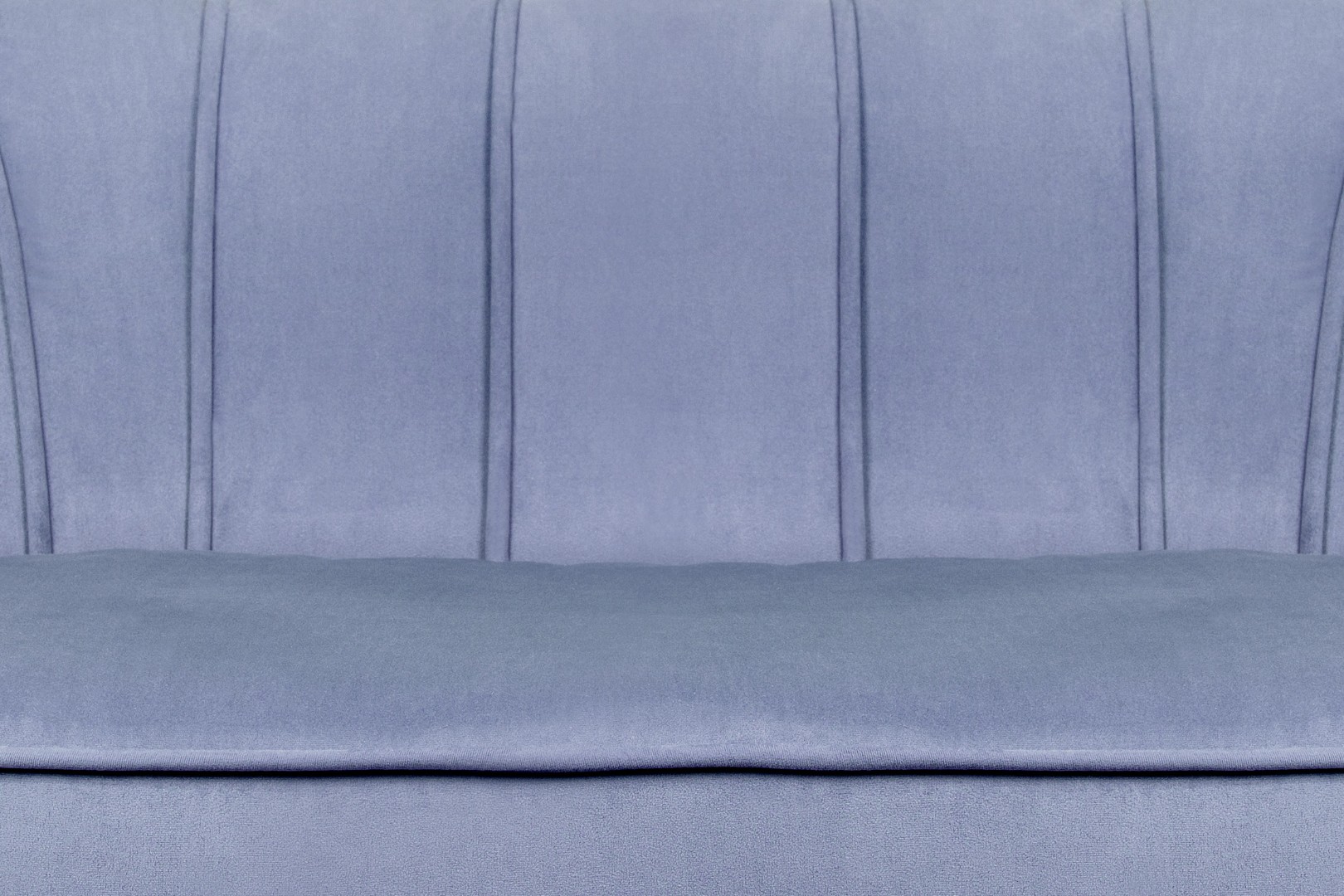 фото Диван ракушка Pearl Double Blue на черных ножках