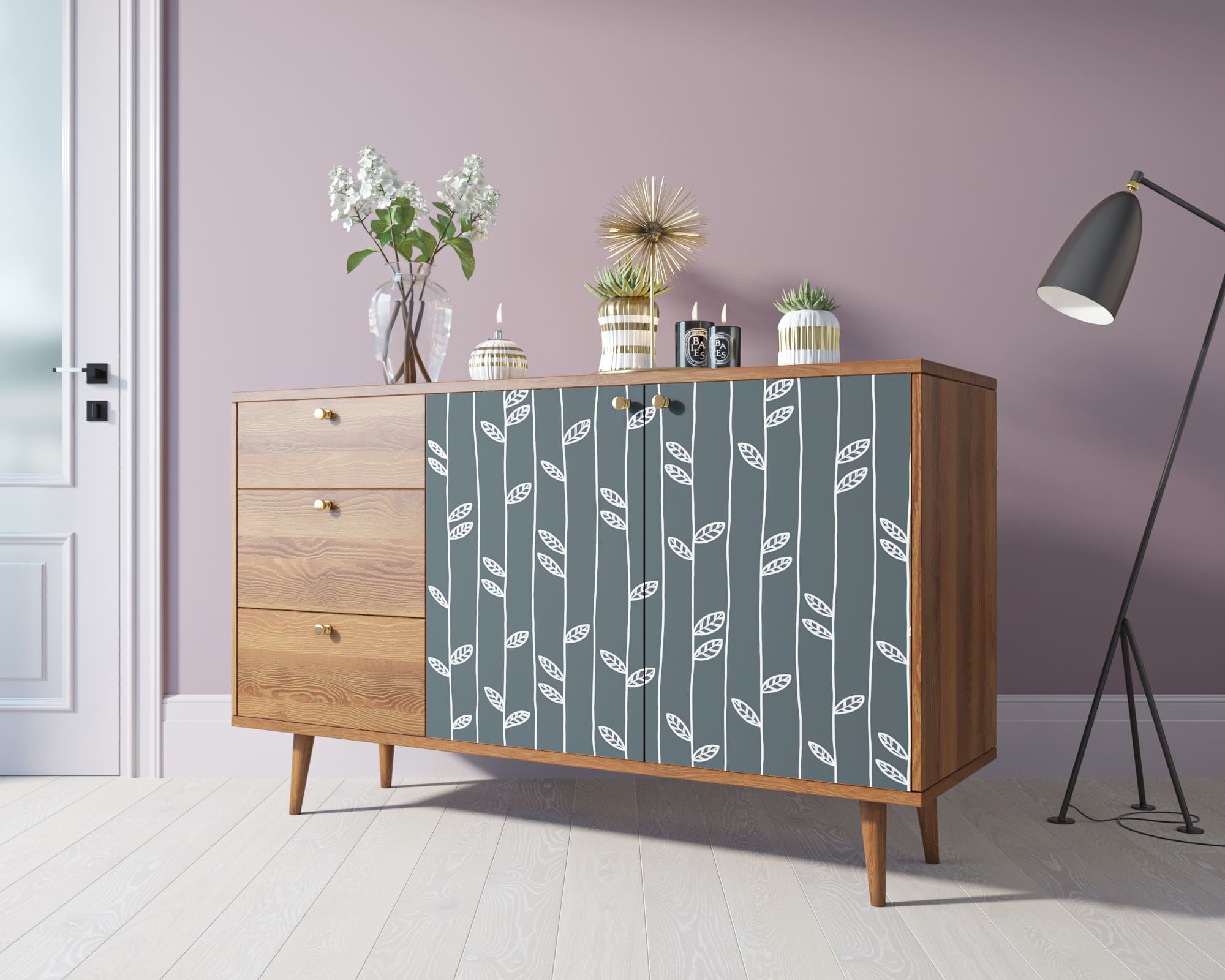 фото Комод "Berber" с двумя дверками и ящиками 18 принт арт BB05/Print_18 в Москве фото Комод "Berber" с двумя дверками и ящиками 18 принт арт BB05/Print_18