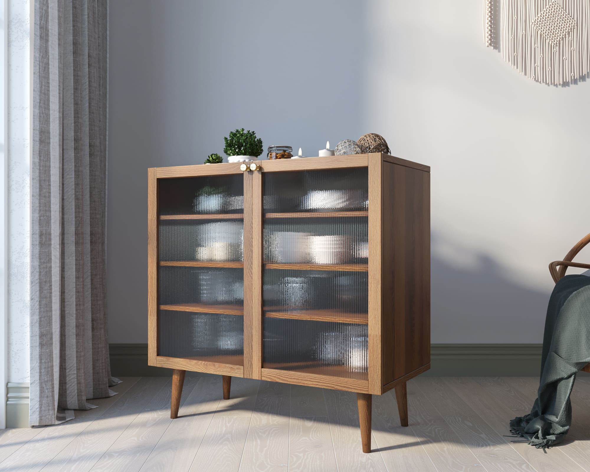 заказать Буфет "Berber" с дверками малый принт 31 арт BB37/Print_31