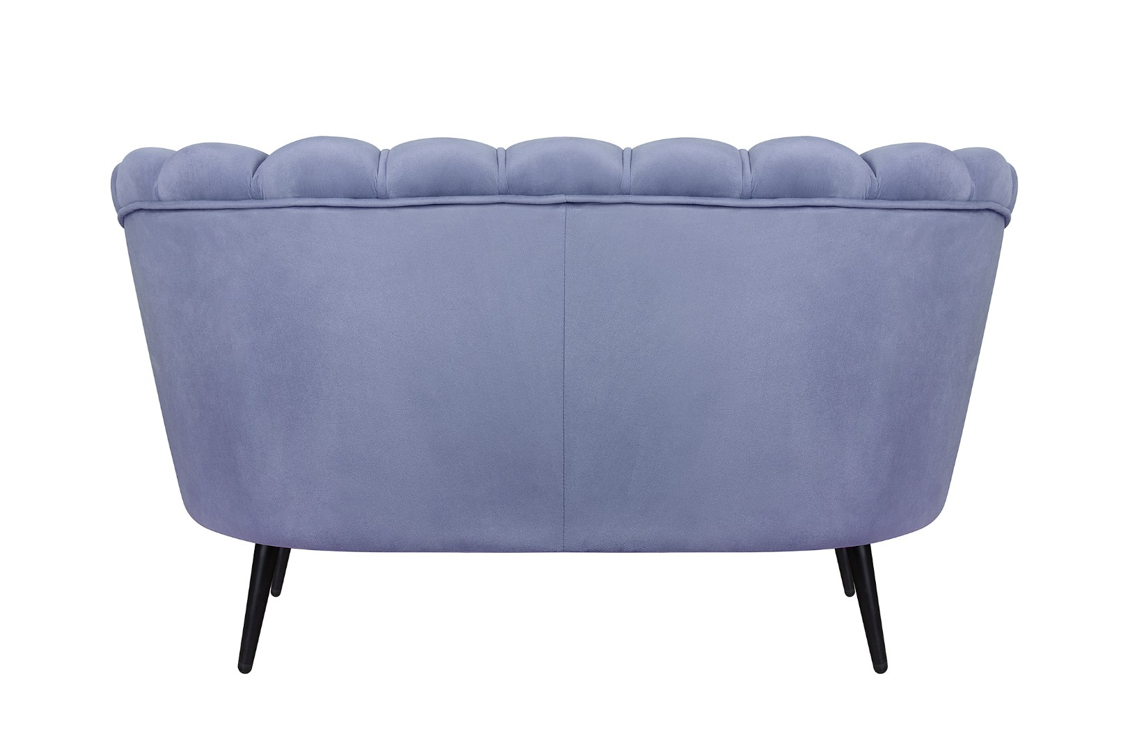 Диван ракушка Pearl Double Blue на черных ножках в интернет-магазине