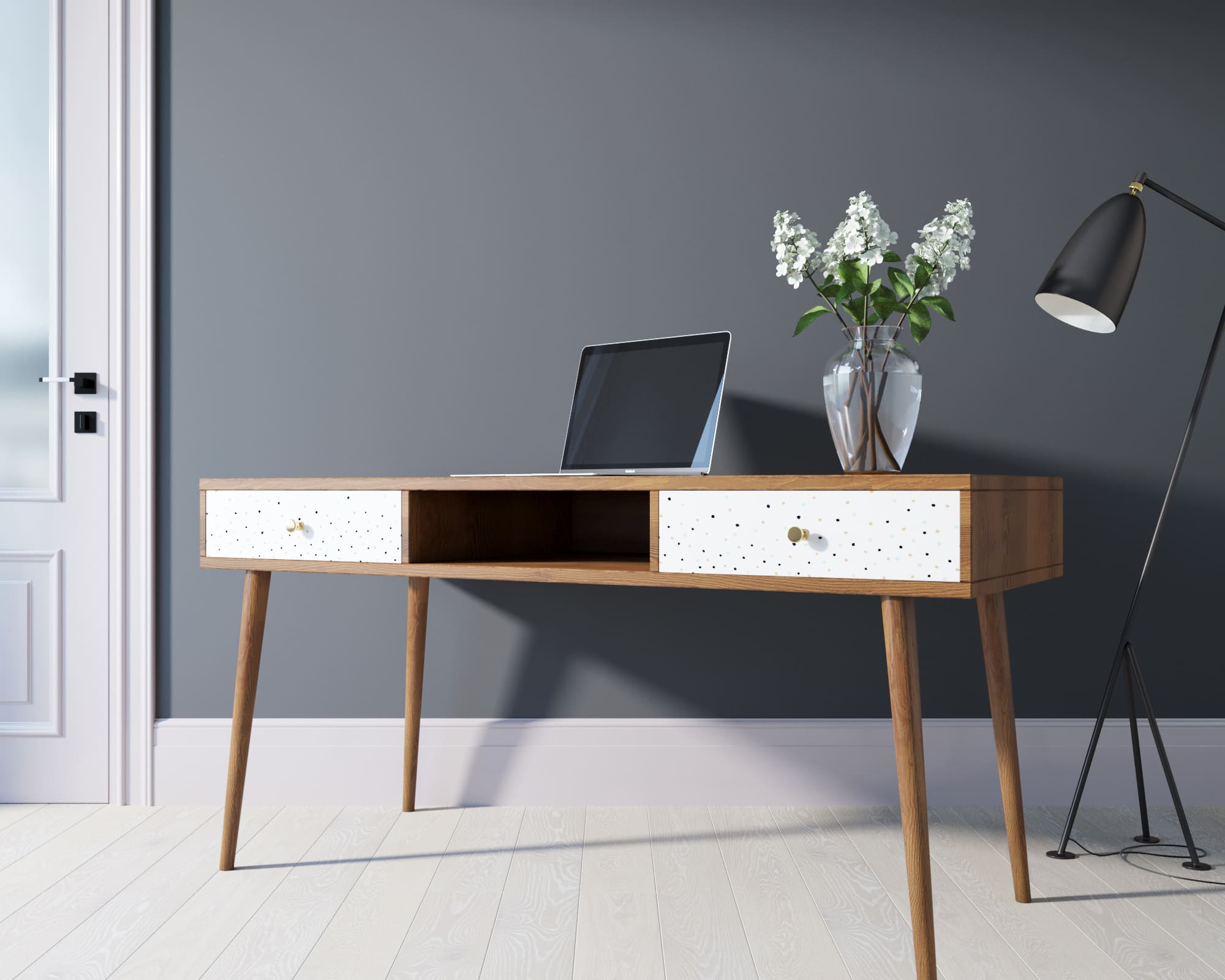 фото Стол рабочий "Berber" принт 15 арт BB18/Print_15