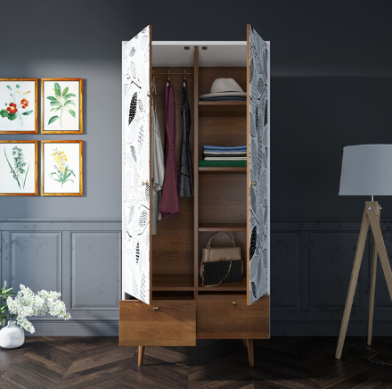 купить Шкаф двухстворчатый "Berber" принт 9 арт BB16/Print_09