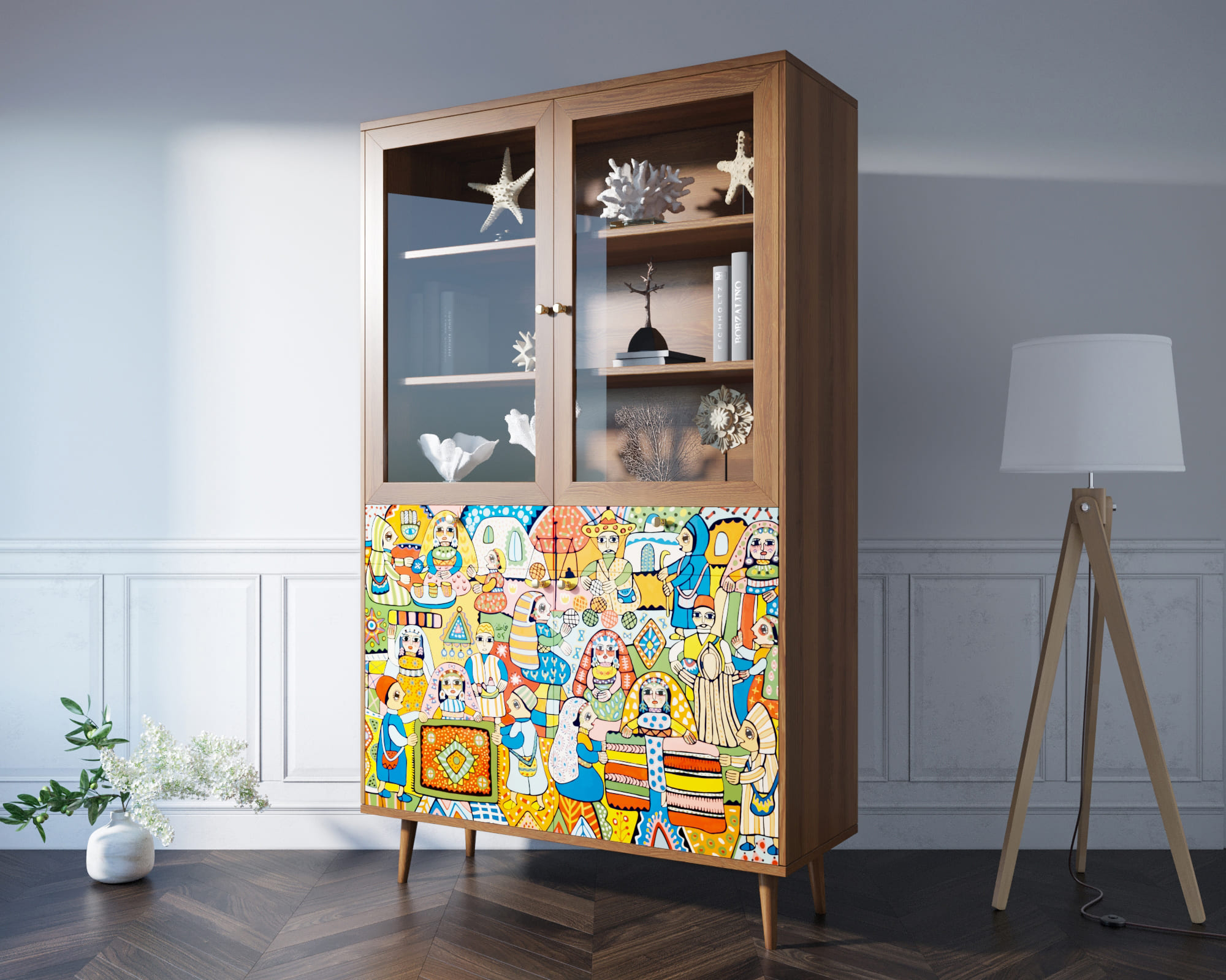 Буфет "Berber" принт 1 арт BB07/Print_01 в интернет-магазине в Москве Буфет "Berber" принт 1 арт BB07/Print_01 в интернет-магазине