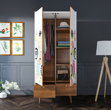 купить Шкаф двухстворчатый "Berber" принт 3 арт BB16/Print_03 в Москве купить Шкаф двухстворчатый "Berber" принт 3 арт BB16/Print_03