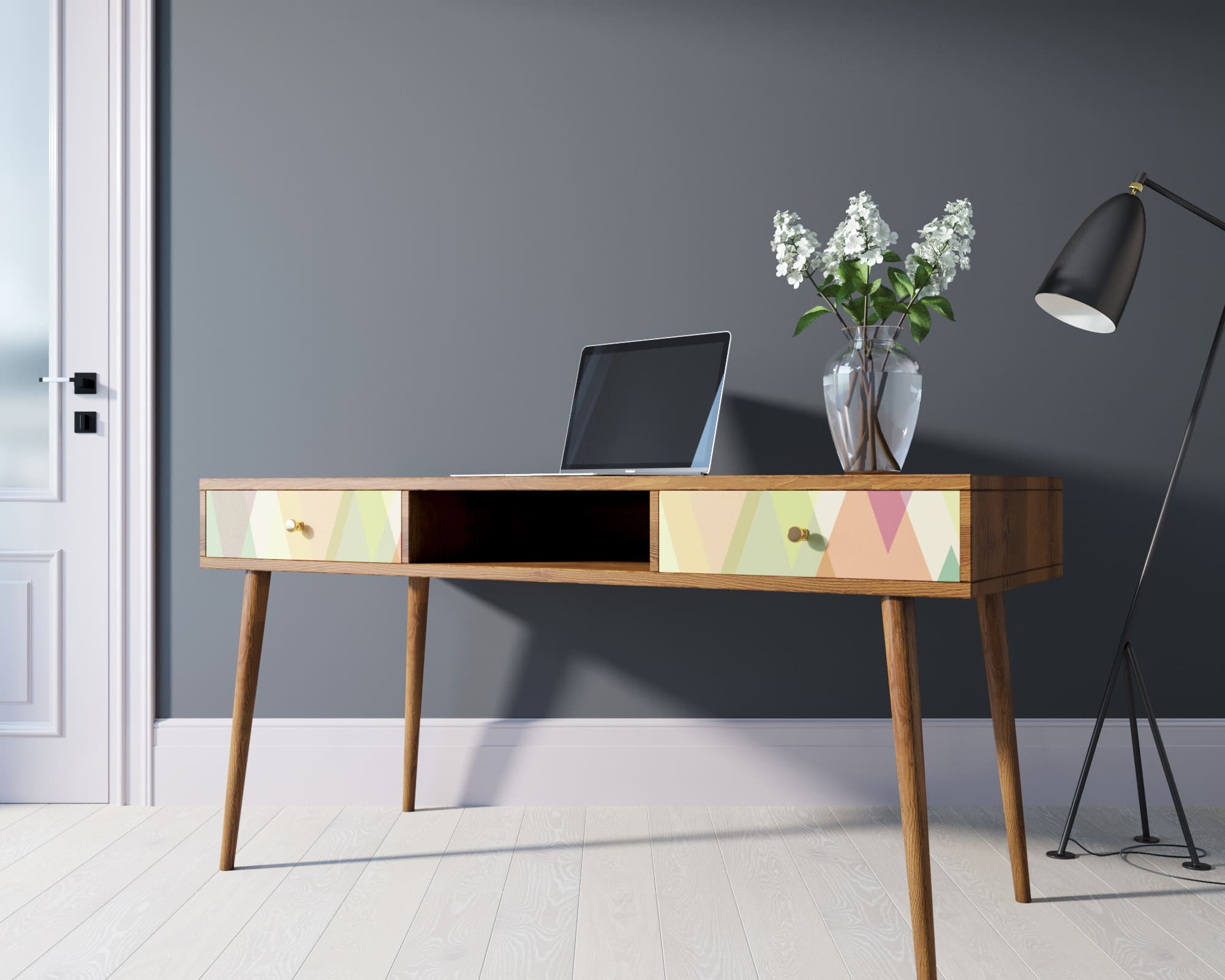 фото Стол рабочий "Berber" принт 16 арт BB18/Print_16