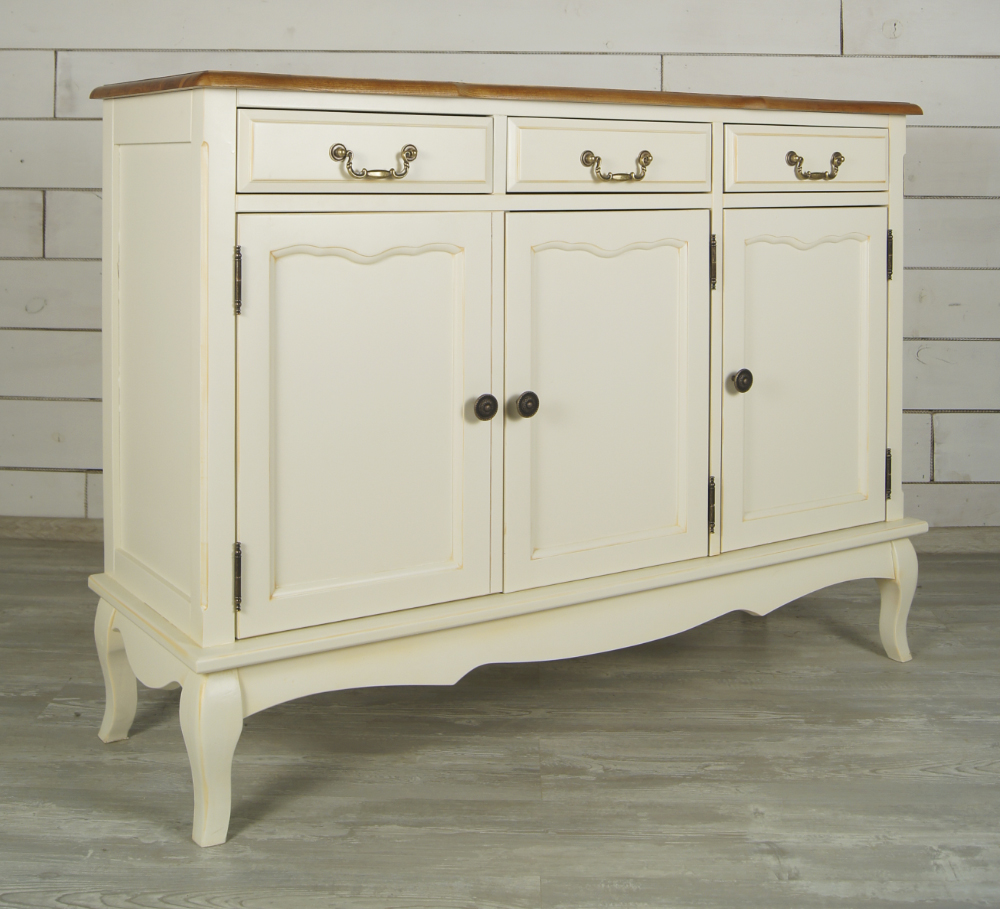 заказать Бежевый Комод Leontina (3 ящика и 3 двери) арт ST9344