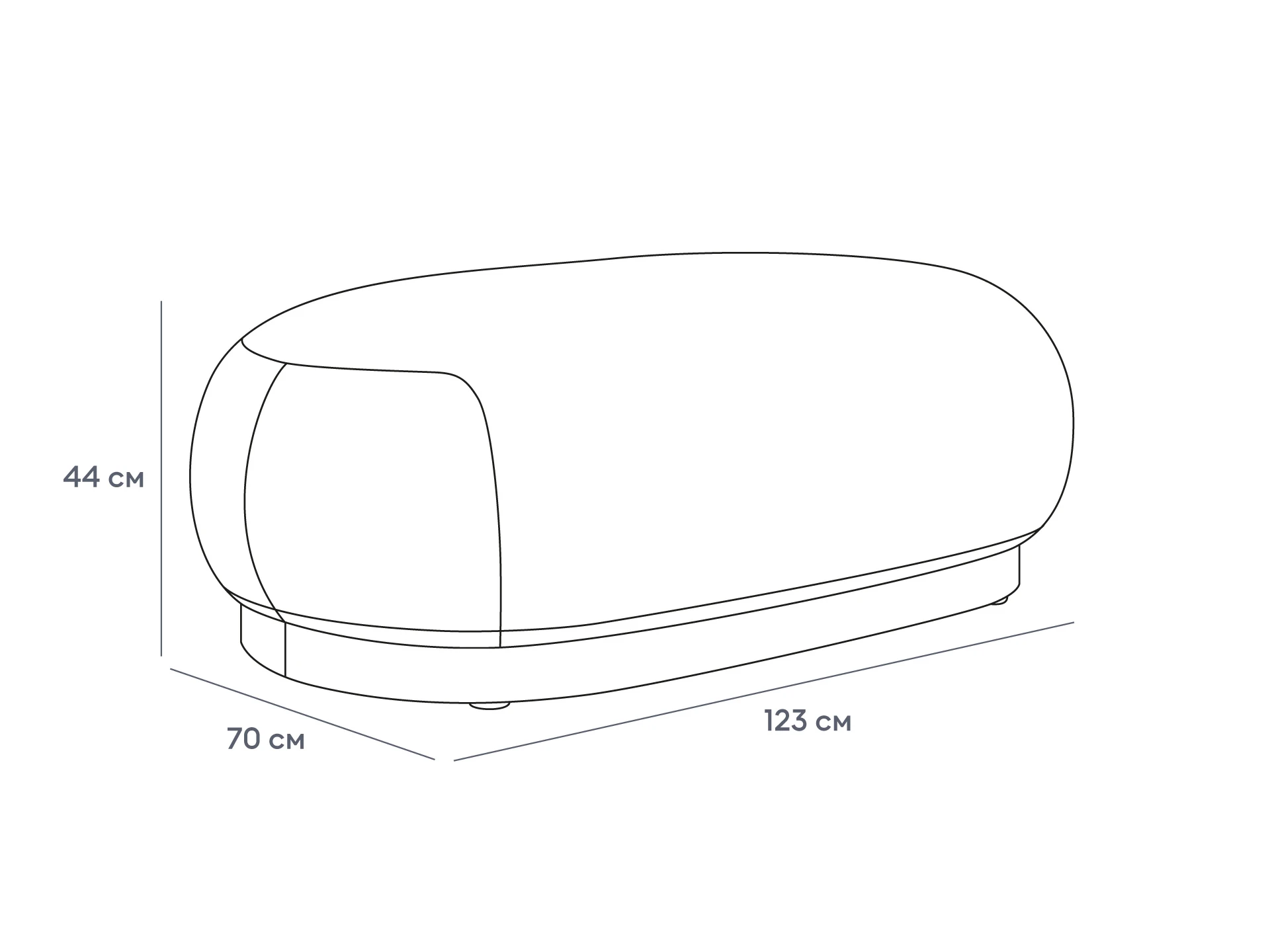 Банкетка Lucca в интерьере