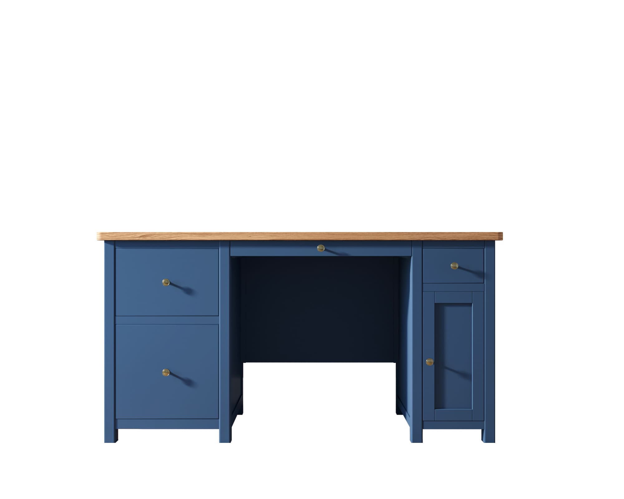 купить Большой рабочий стол "Jules Verne" с узкой тумбой арт JV14ETGB