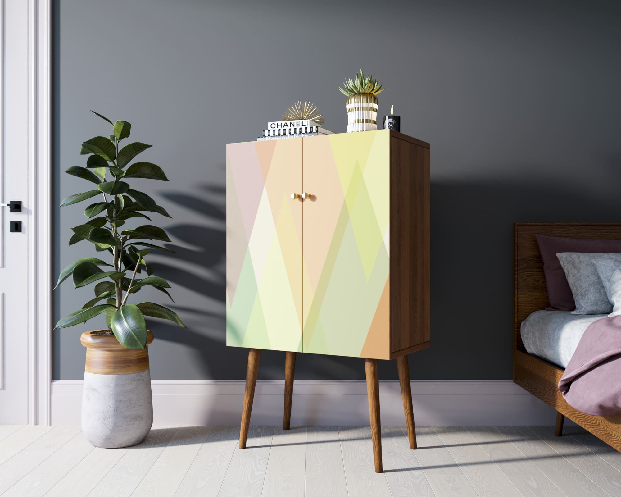 фото Комод на высоких ножках "Berber" 16 принт арт BB09/Print_16 в Москве фото Комод на высоких ножках "Berber" 16 принт арт BB09/Print_16