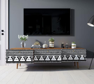 Комод "Berber" с ящиками низкий под TV принт 19 арт BB19/Print_19 в Москве Комод "Berber" с ящиками низкий под TV принт 19 арт BB19/Print_19