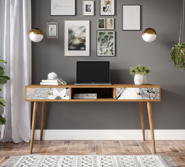 Стол рабочий "Berber" принт 50 арт BB18/Print_50 в Москве Стол рабочий "Berber" принт 50 арт BB18/Print_50