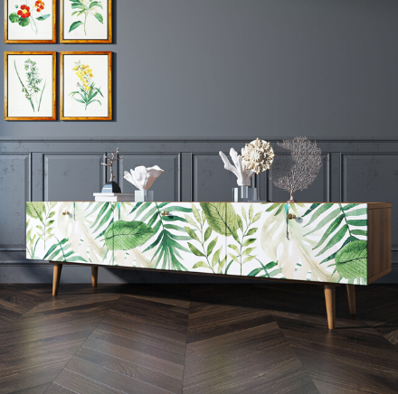 купить Комод "Berber" с ящиками низкий под TV принт 4 арт BB19/Print_04