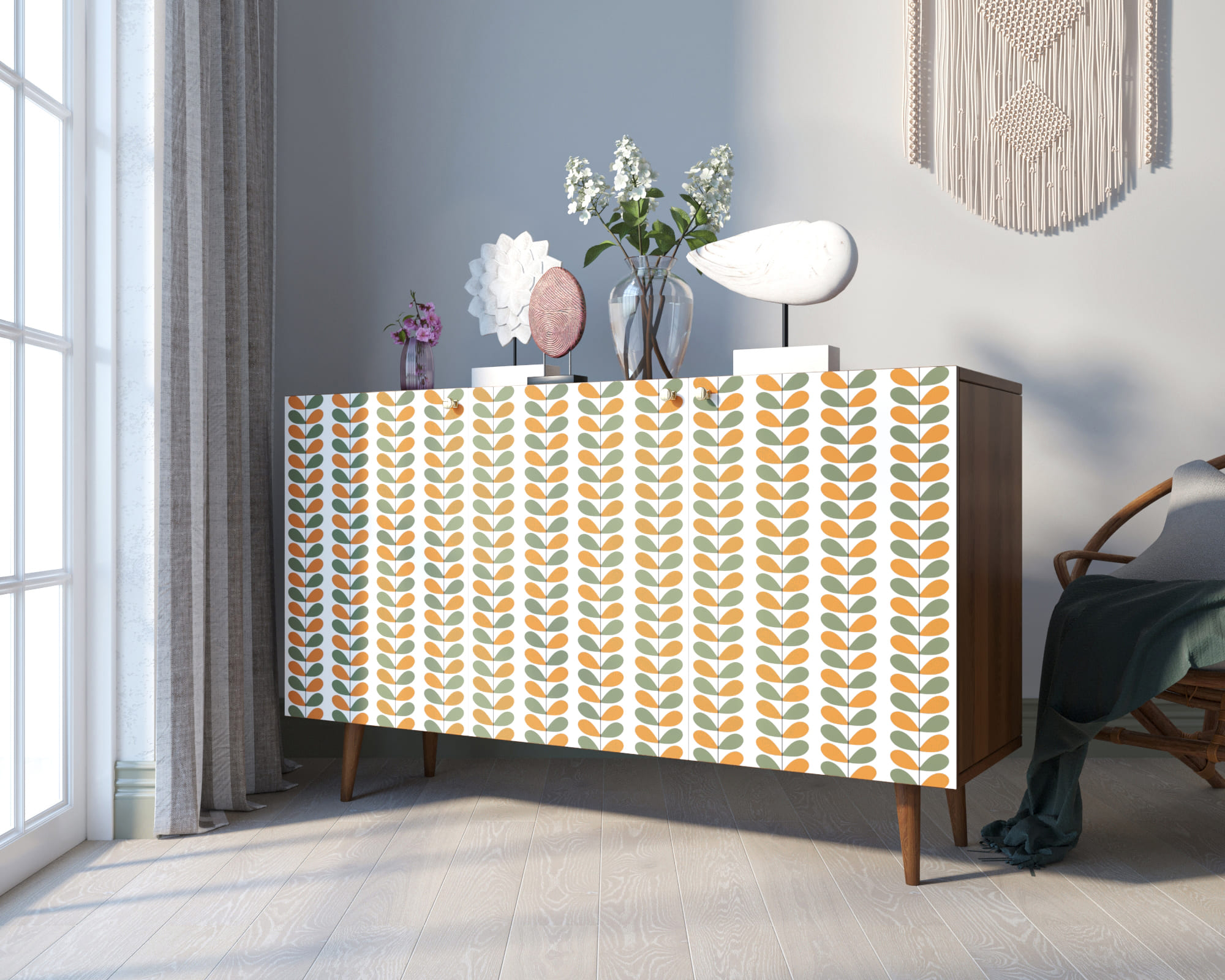 фото Комод с принтом 23 "Berber"  арт BB01/Print_23