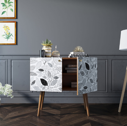 Комод на высоких ножках "Berber" малый принт 9 арт BB13/Print_09 в Москве Комод на высоких ножках "Berber" малый принт 9 арт BB13/Print_09