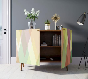 купить Комод "Berber" две дверки 16 принт арт BB04/Print_16