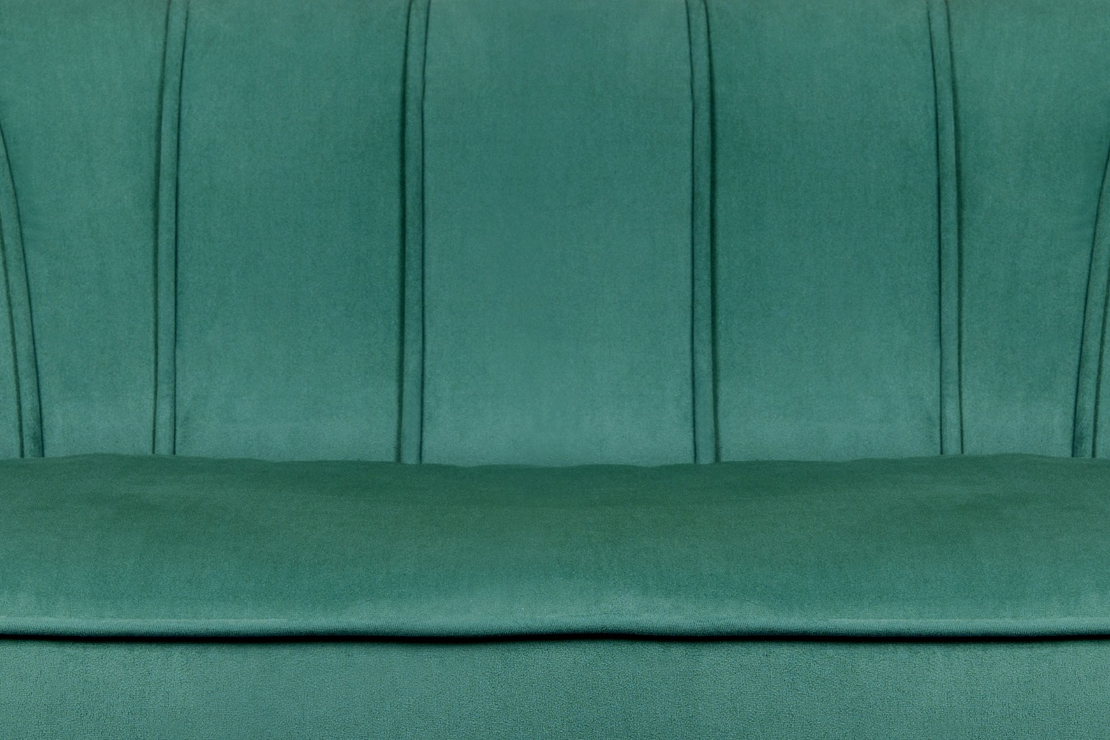 фото Диван ракушка для гостиниц Pearl Triple Green V2 на черных ножках