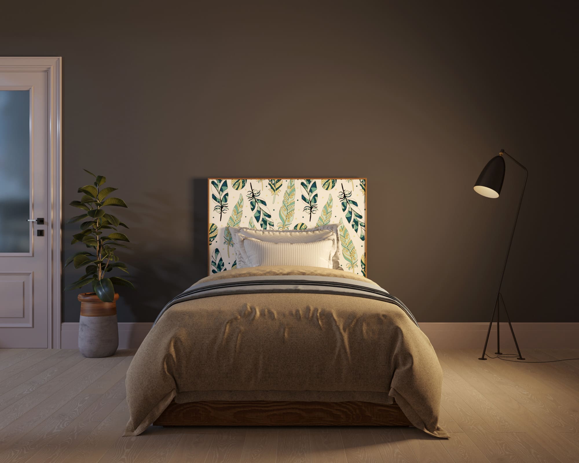 купить Кровать "Berber" 120х200 см принт 44 арт BB42/Print_44