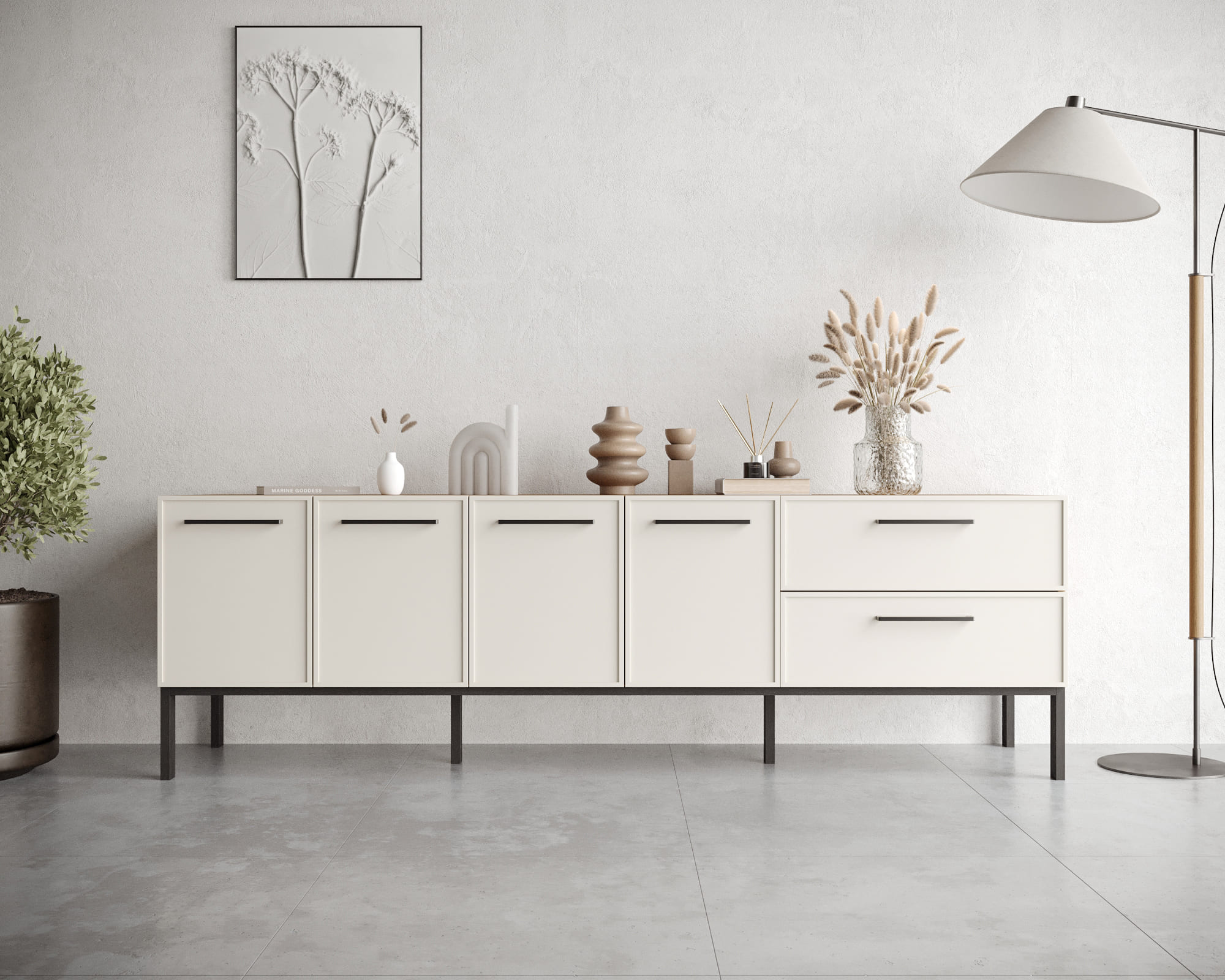 Комод с четырьмя дверками и двумя ящиками "Nicole" арт NEM04 в интернет-магазине в Москве Комод с четырьмя дверками и двумя ящиками "Nicole" арт NEM04 в интернет-магазине