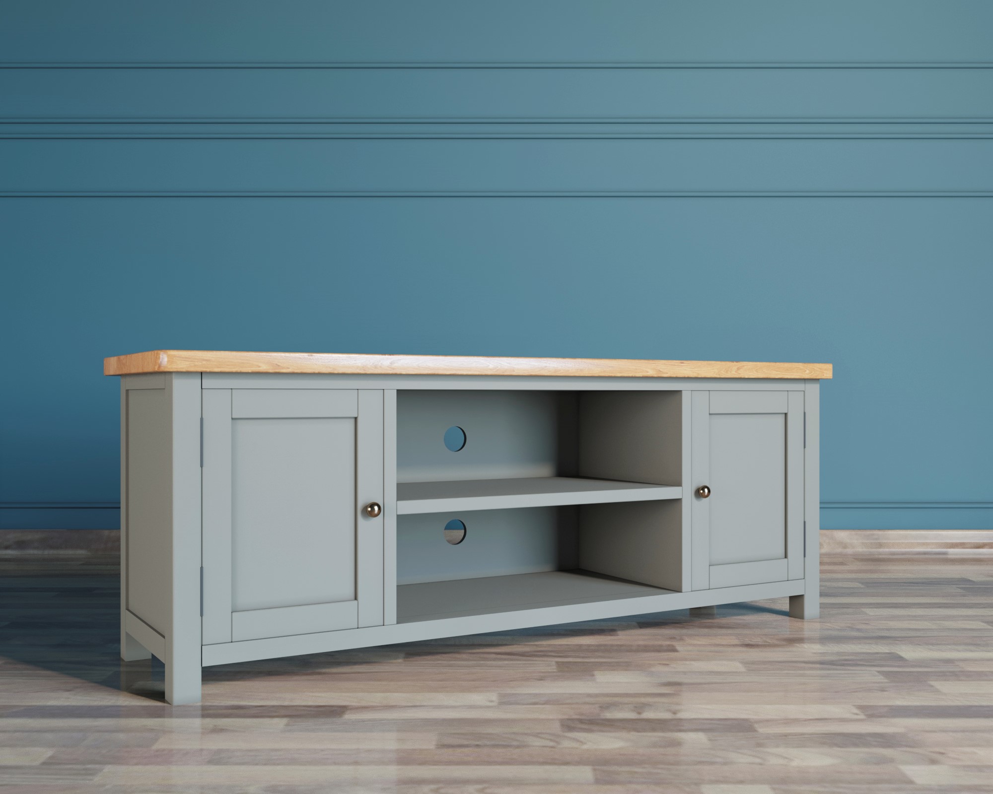 купить Комод под TV "Jules Verne" серый арт JV25ETGG