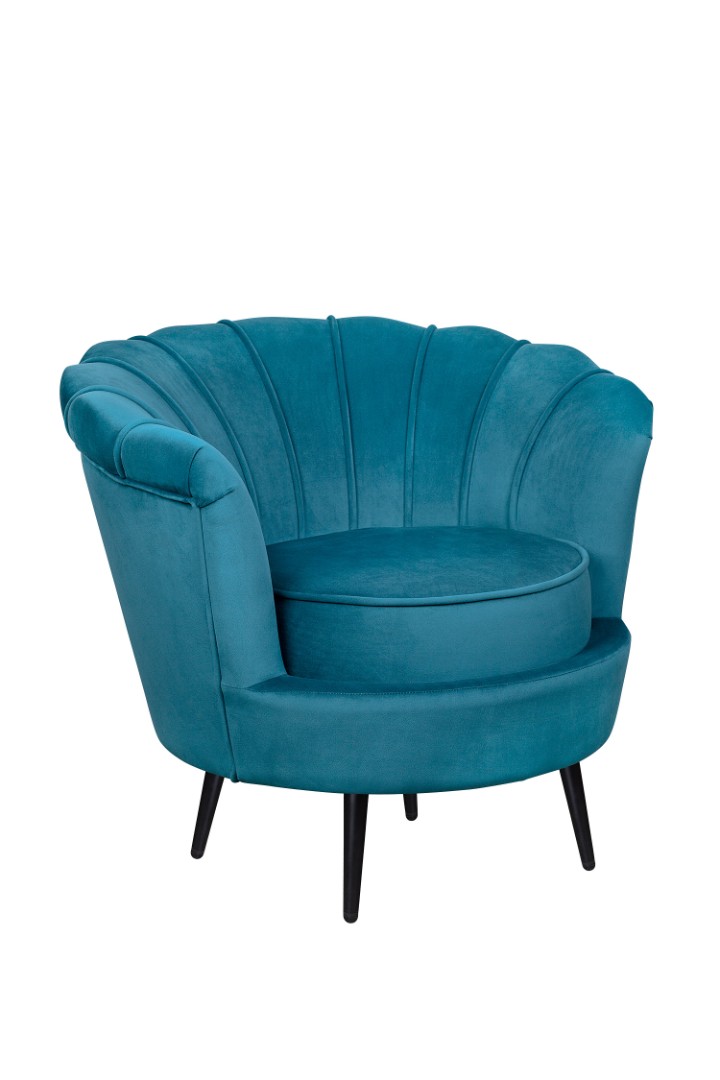 купить Кресло ракушка Pearl Marine на черных ножках