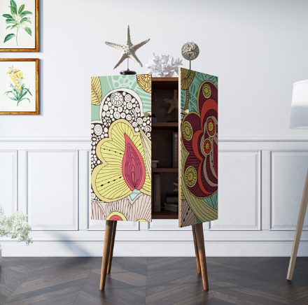 купить Комод на высоких ножках "Berber" принт 6 арт BB09/Print_06 в Москве купить Комод на высоких ножках "Berber" принт 6 арт BB09/Print_06