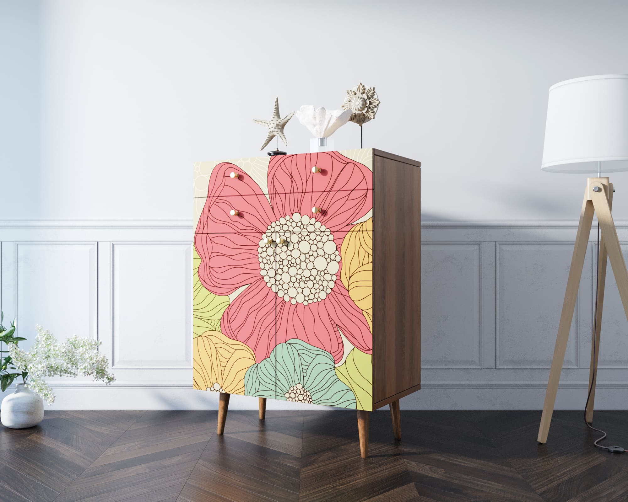 фото Комод "Berber" большой принт 5 арт BB12/Print_05