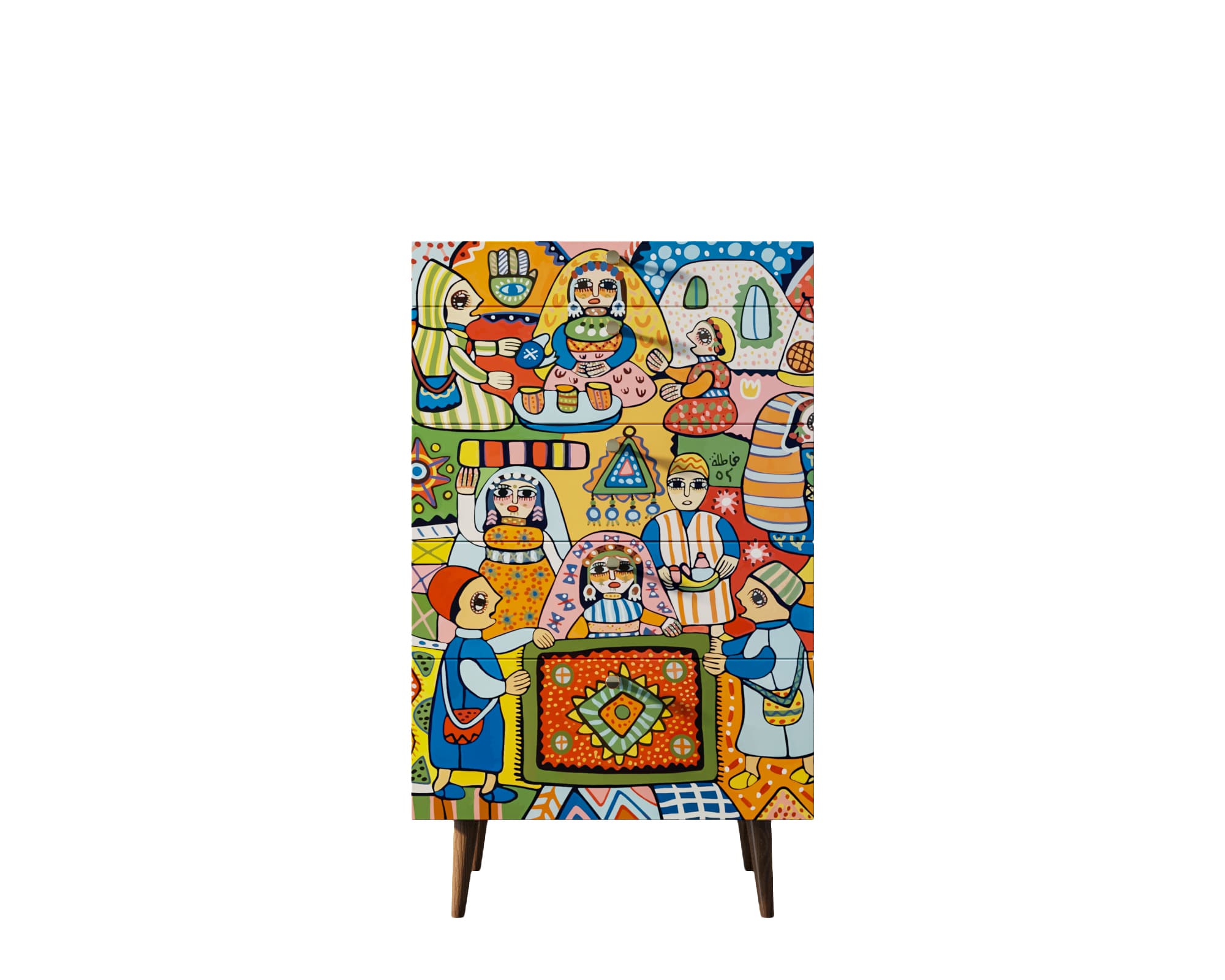 заказать Комод высокий "Berber" 1 принт арт BB10/Print_01