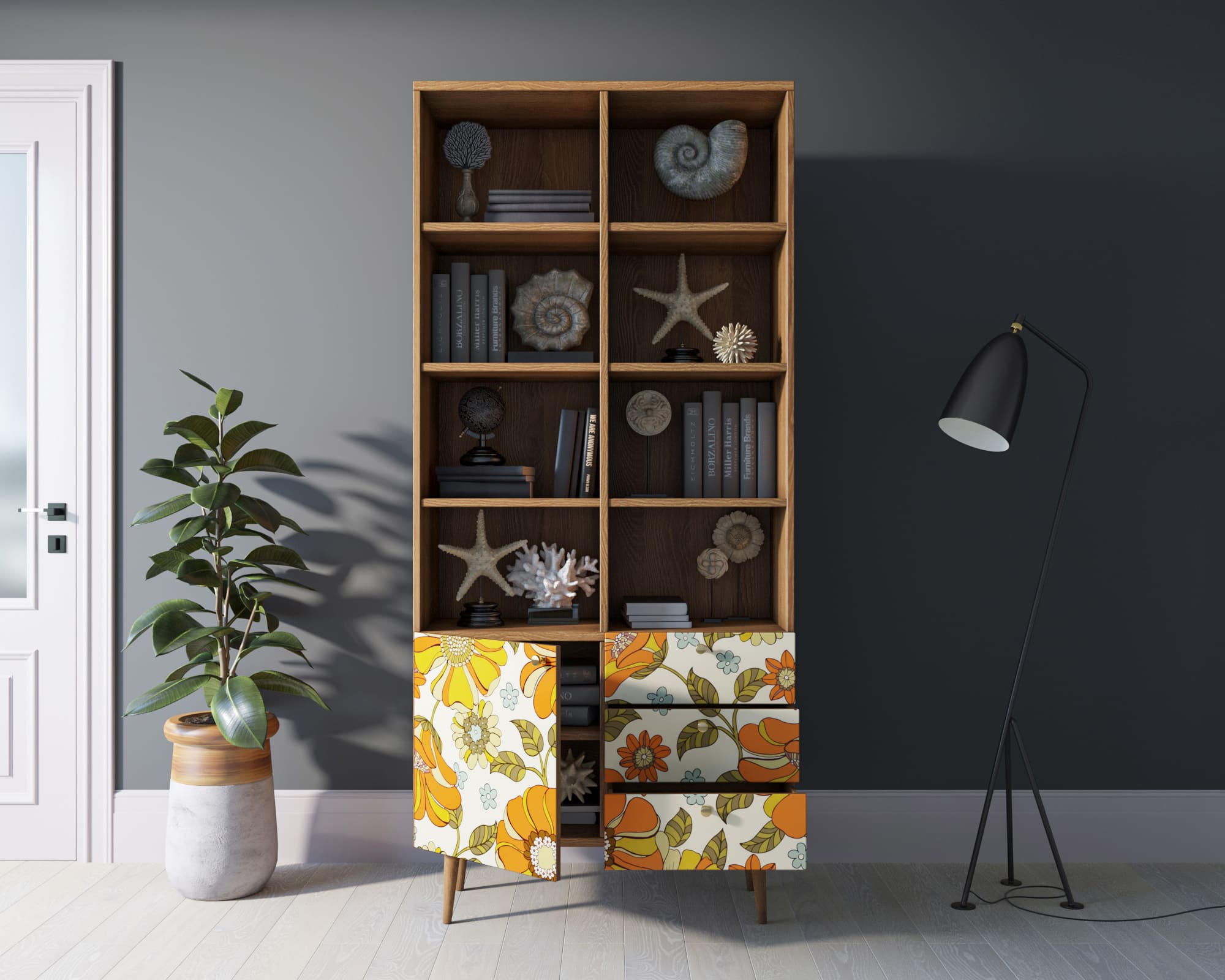 купить Стеллаж на комоде "Berber" принт 47 арт BB44/Print_47