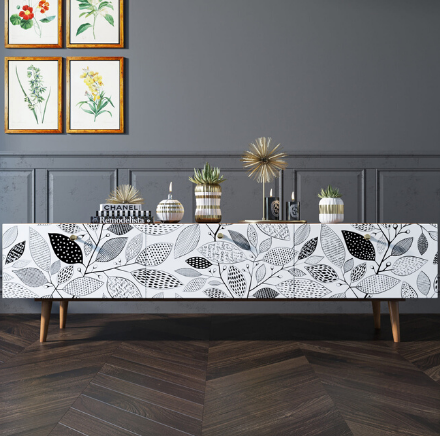 купить Комод "Berber" с ящиками низкий под TV принт 9 арт BB19/Print_09 в Москве купить Комод "Berber" с ящиками низкий под TV принт 9 арт BB19/Print_09