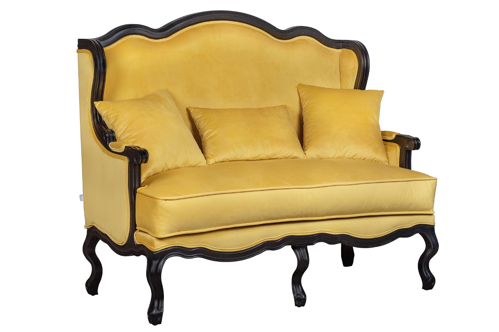 купить Двухместный дизайнерский диван Brody Double yellow