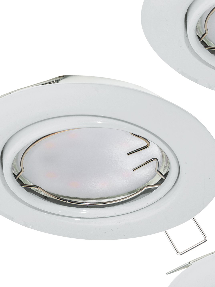 купить 94406 Комплект светодиодных встраиваемых светильников PENETO, 3x5W (GU10), ?87, сталь, белый
