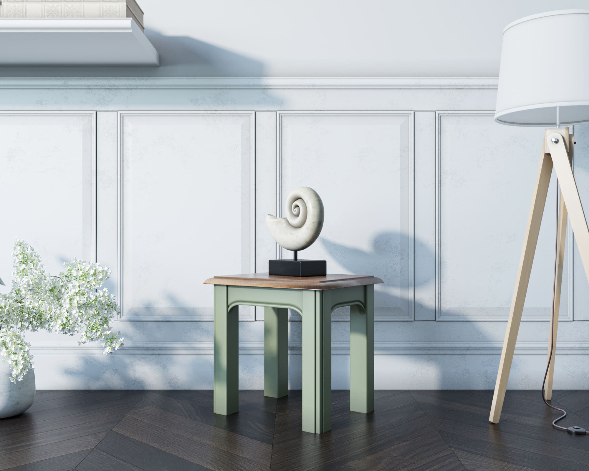 Прикроватная консоль Olivia малая арт GC2003/3ETG в интернет-магазине