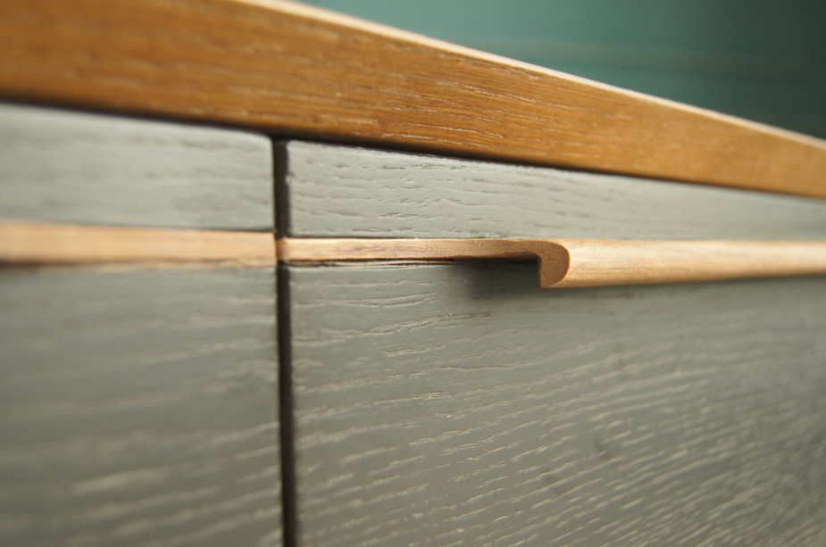 заказать Комод "Brun Black" с тремя ящиками и дверками арт BR-03/Black