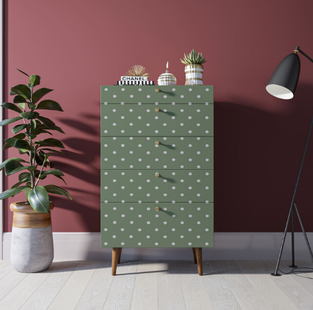 купить Комод высокий "Berber" принт 12 арт BB10/Print_12