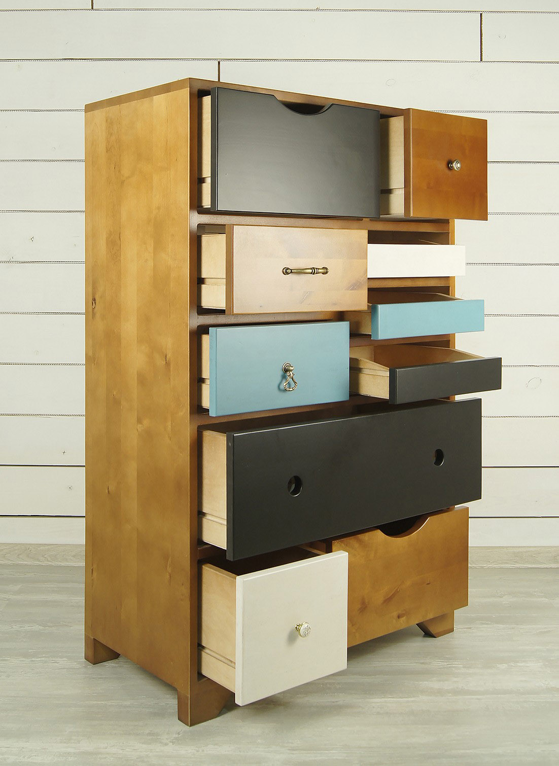 Комод универсальный «Aquarelle Birch» 10 ящиков арт RE-14ETG/4 в интернет-магазине