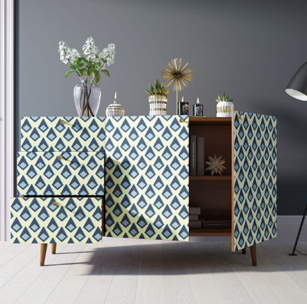 купить Комод "Berber" с двумя дверками и ящиками принт 13 арт BB17/Print_13