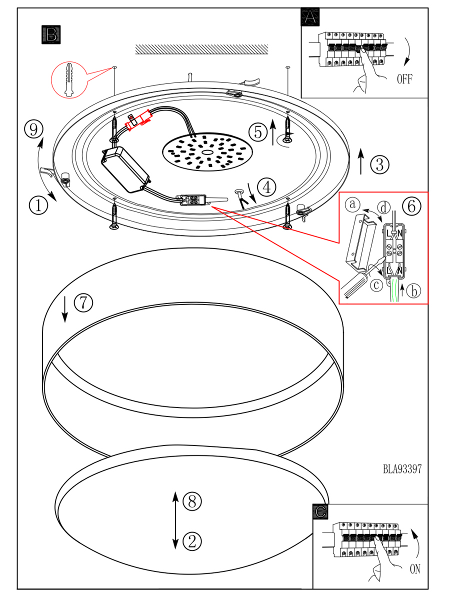 купить Люстра потолочная светодиодная PALOMARO 93397 в Москве купить Люстра потолочная светодиодная PALOMARO 93397