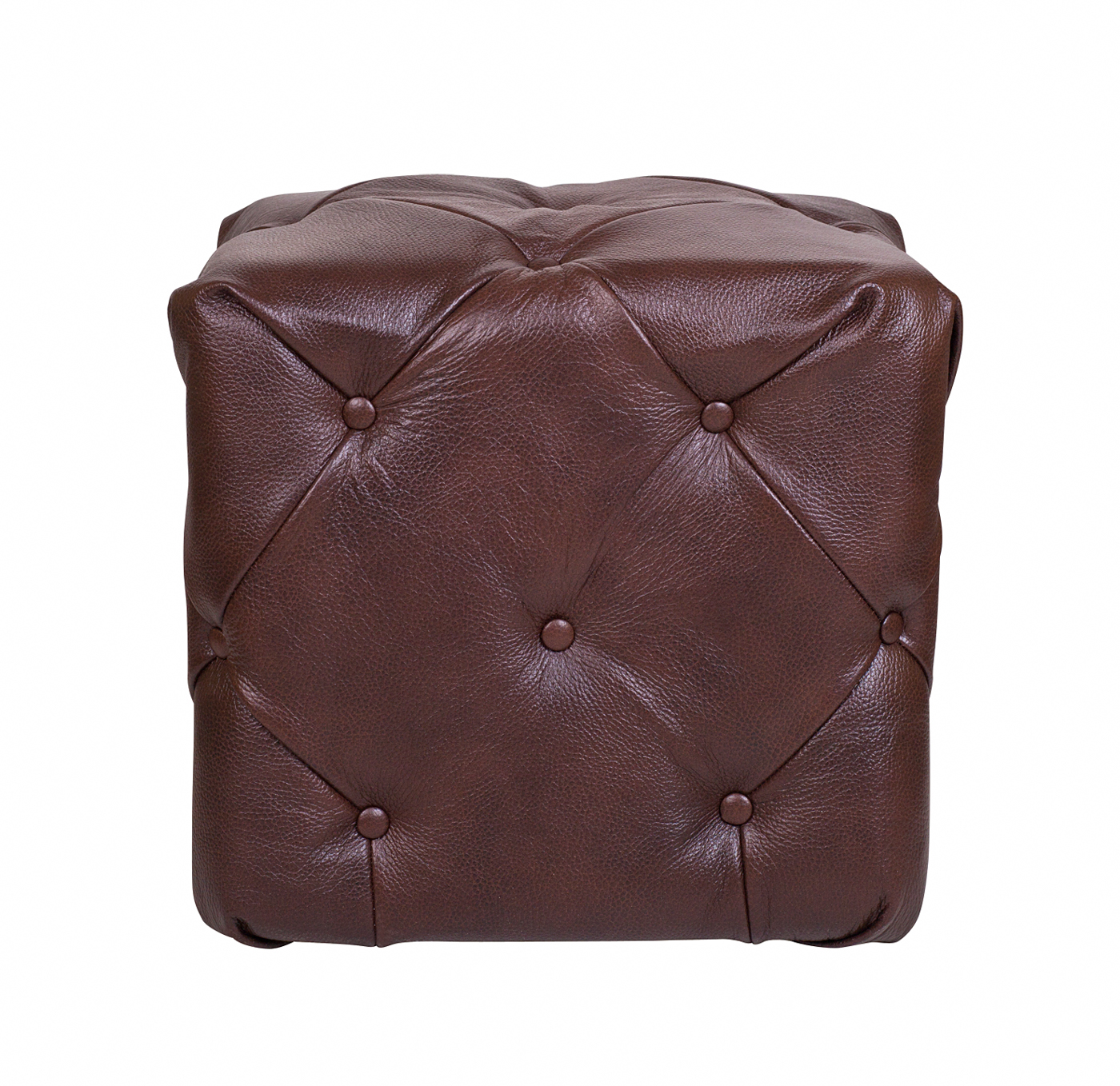 купить Дизайнерский пуф Amrit Brown Leather в Москве купить Дизайнерский пуф Amrit Brown Leather