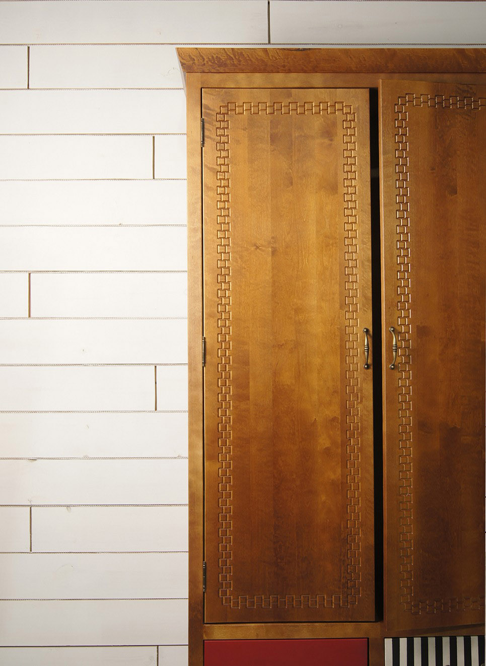 Шкаф двустворчатый "Gouache Birch" арт М10527ETG в интерьере