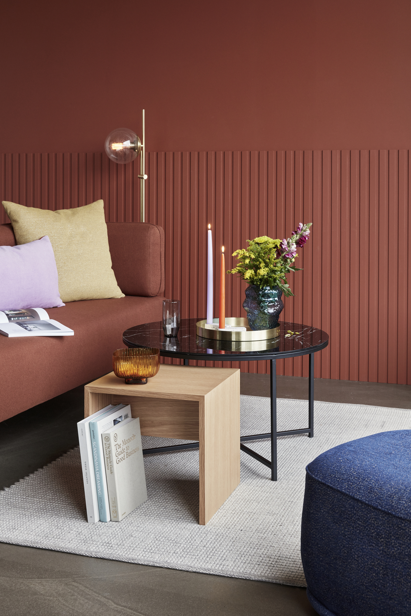 заказать Пуф прямоугольный HUBSCH арт 021210